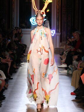 NEW Never Worn, limited edition Tsumori Chisato silk runway dress - 2